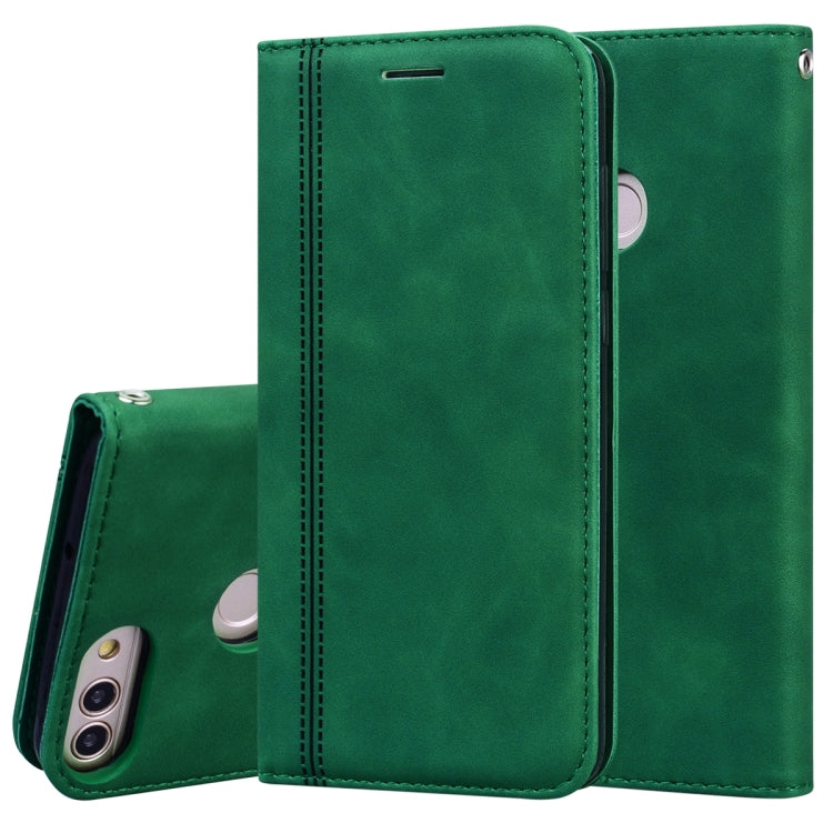 Frosted Business Magnetic Horizontal Flip PU Leather Case with Holder & Card Slot & Lanyard, For Huawei P40 Lite, For Huawei P Smart 2019, For Huawei P Smart / Enjoy 7S, For Huawei Y5 (2018), For Huawei P30 Lite, For Huawei P40 Lite E / Y7P            ...