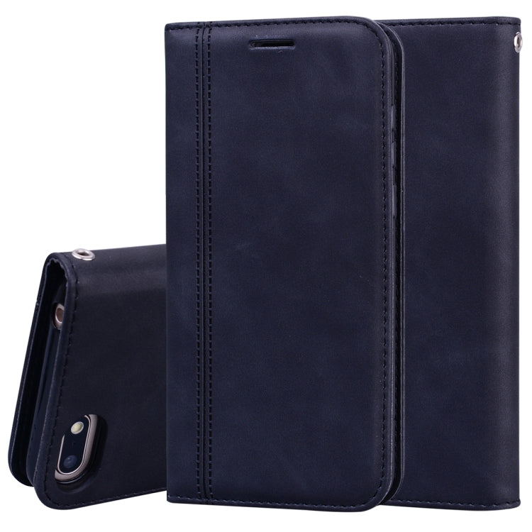 Frosted Business Magnetic Horizontal Flip PU Leather Case with Holder & Card Slot & Lanyard, For Huawei P40 Lite, For Huawei P Smart 2019, For Huawei P Smart / Enjoy 7S, For Huawei Y5 (2018), For Huawei P30 Lite, For Huawei P40 Lite E / Y7P            ...