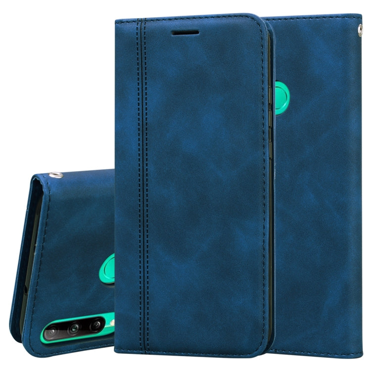 Frosted Business Magnetic Horizontal Flip PU Leather Case with Holder & Card Slot & Lanyard, For Huawei P40 Lite, For Huawei P Smart 2019, For Huawei P Smart / Enjoy 7S, For Huawei Y5 (2018), For Huawei P30 Lite, For Huawei P40 Lite E / Y7P            ...