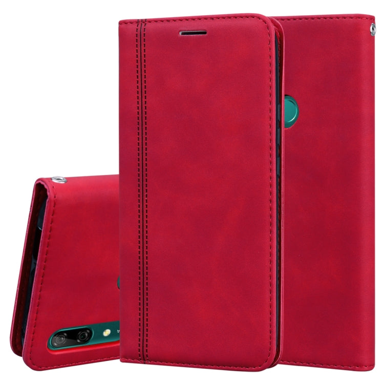 Frosted Business Magnetic Horizontal Flip PU Leather Case with Holder & Card Slot & Lanyard, For Huawei P40 Lite, For Huawei P Smart 2019, For Huawei P Smart / Enjoy 7S, For Huawei Y5 (2018), For Huawei P30 Lite, For Huawei P40 Lite E / Y7P            ...