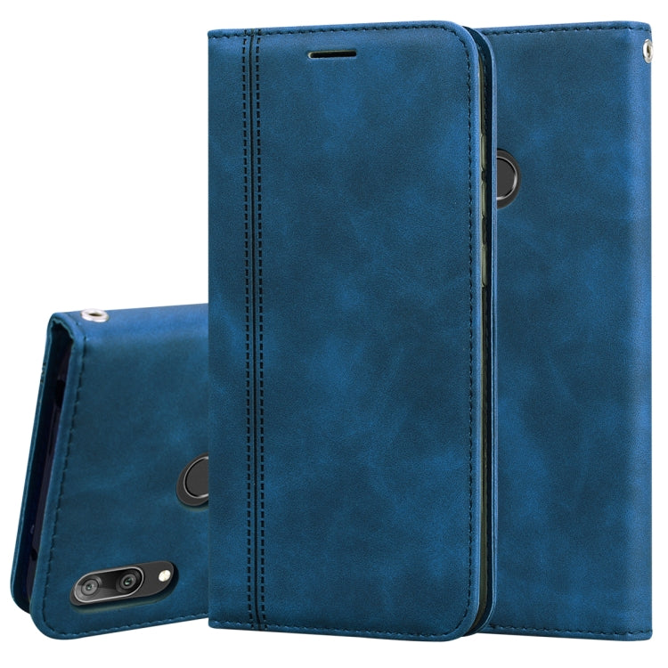 Frosted Business Magnetic Horizontal Flip PU Leather Case with Holder & Card Slot & Lanyard, For Huawei P40 Lite, For Huawei P Smart 2019, For Huawei P Smart / Enjoy 7S, For Huawei Y5 (2018), For Huawei P30 Lite, For Huawei P40 Lite E / Y7P            ...