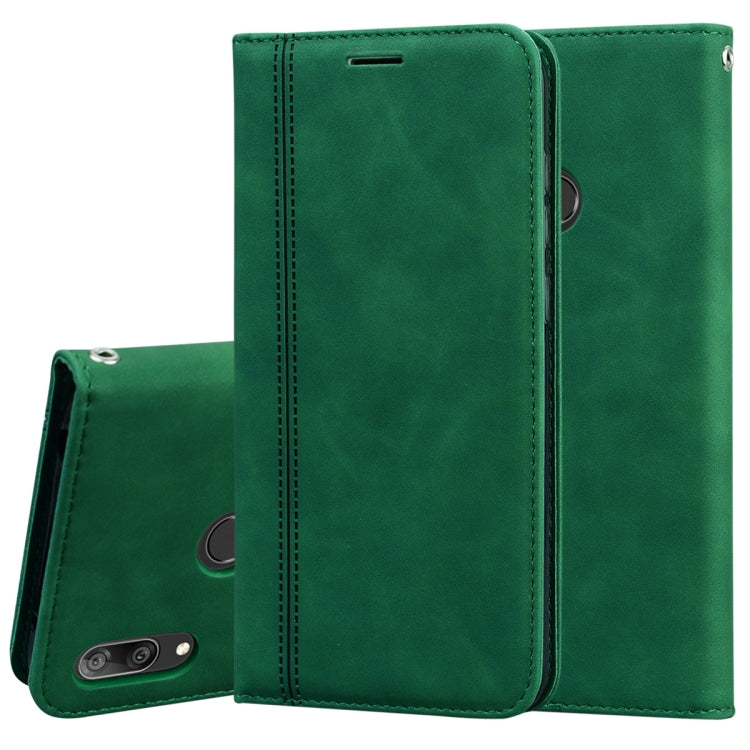 Frosted Business Magnetic Horizontal Flip PU Leather Case with Holder & Card Slot & Lanyard, For Huawei P40 Lite, For Huawei P Smart 2019, For Huawei P Smart / Enjoy 7S, For Huawei Y5 (2018), For Huawei P30 Lite, For Huawei P40 Lite E / Y7P            ...