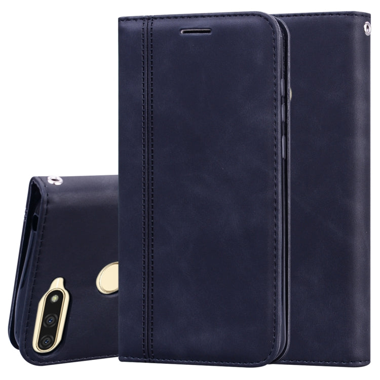 Frosted Business Magnetic Horizontal Flip PU Leather Case with Holder & Card Slot & Lanyard, For Huawei P40 Lite, For Huawei P Smart 2019, For Huawei P Smart / Enjoy 7S, For Huawei Y5 (2018), For Huawei P30 Lite, For Huawei P40 Lite E / Y7P            ...