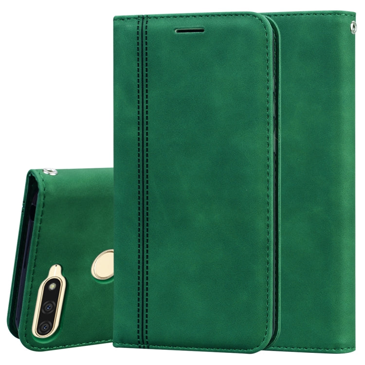 Frosted Business Magnetic Horizontal Flip PU Leather Case with Holder & Card Slot & Lanyard, For Huawei P40 Lite, For Huawei P Smart 2019, For Huawei P Smart / Enjoy 7S, For Huawei Y5 (2018), For Huawei P30 Lite, For Huawei P40 Lite E / Y7P            ...