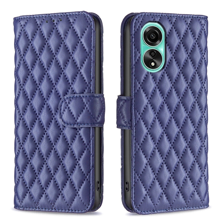 Diamond Lattice Wallet Flip Leather Phone Case, For OPPO A78 4G, For OPPO A38 4G, For OPPO A78 5G