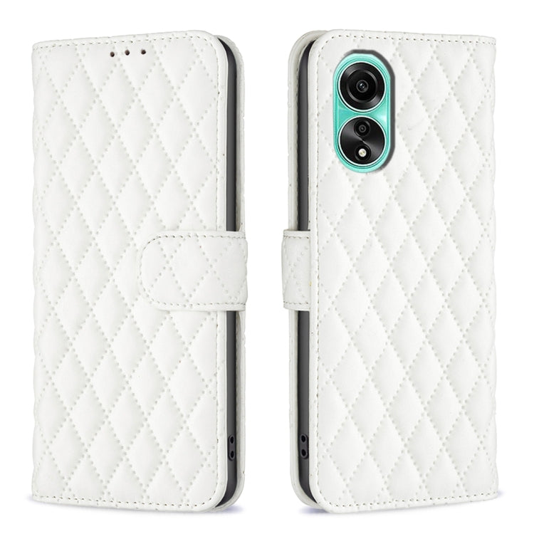 Diamond Lattice Wallet Flip Leather Phone Case, For OPPO A78 4G, For OPPO A38 4G, For OPPO A78 5G