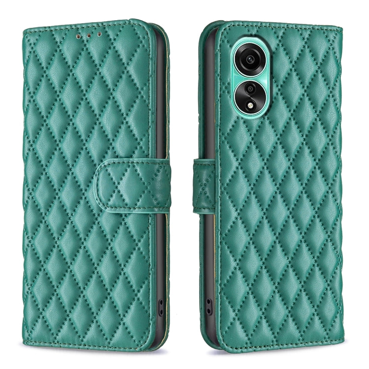 Diamond Lattice Wallet Flip Leather Phone Case, For OPPO A78 4G, For OPPO A38 4G, For OPPO A78 5G