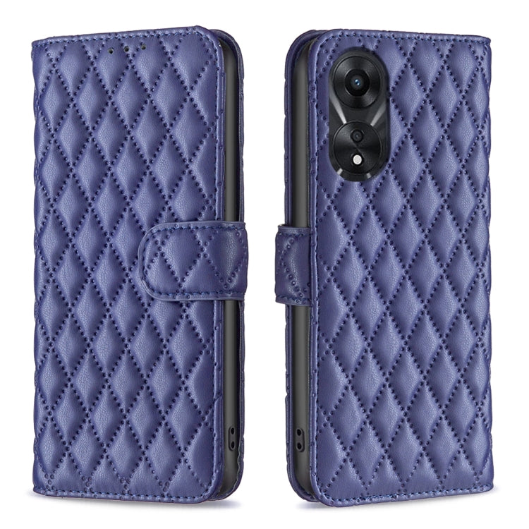 Diamond Lattice Wallet Flip Leather Phone Case, For OPPO A78 4G, For OPPO A38 4G, For OPPO A78 5G