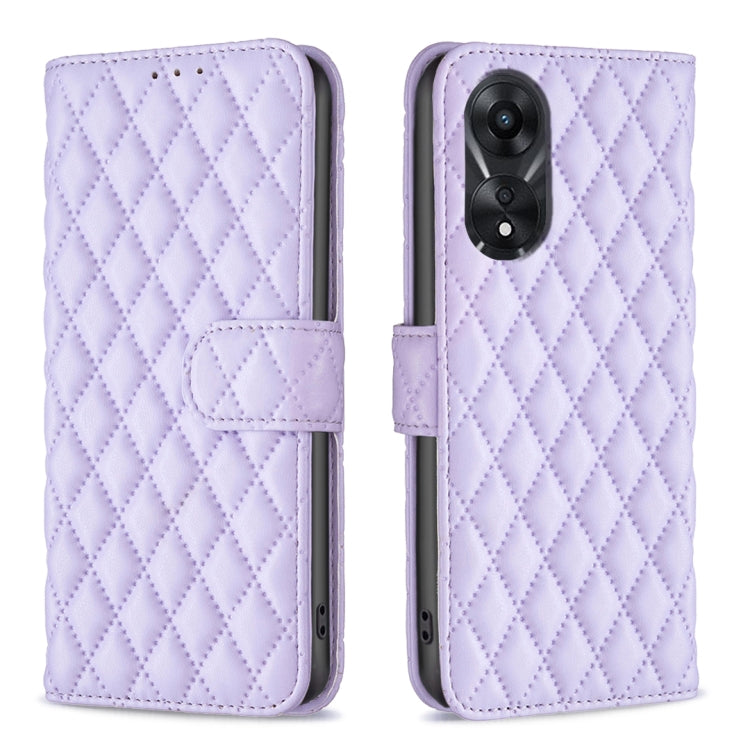 Diamond Lattice Wallet Flip Leather Phone Case, For OPPO A78 4G, For OPPO A38 4G, For OPPO A78 5G