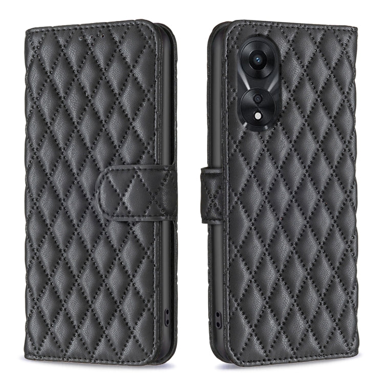 Diamond Lattice Wallet Flip Leather Phone Case, For OPPO A78 4G, For OPPO A38 4G, For OPPO A78 5G