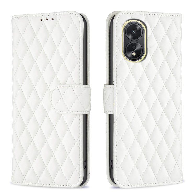 Diamond Lattice Wallet Flip Leather Phone Case, For OPPO A78 4G, For OPPO A38 4G, For OPPO A78 5G