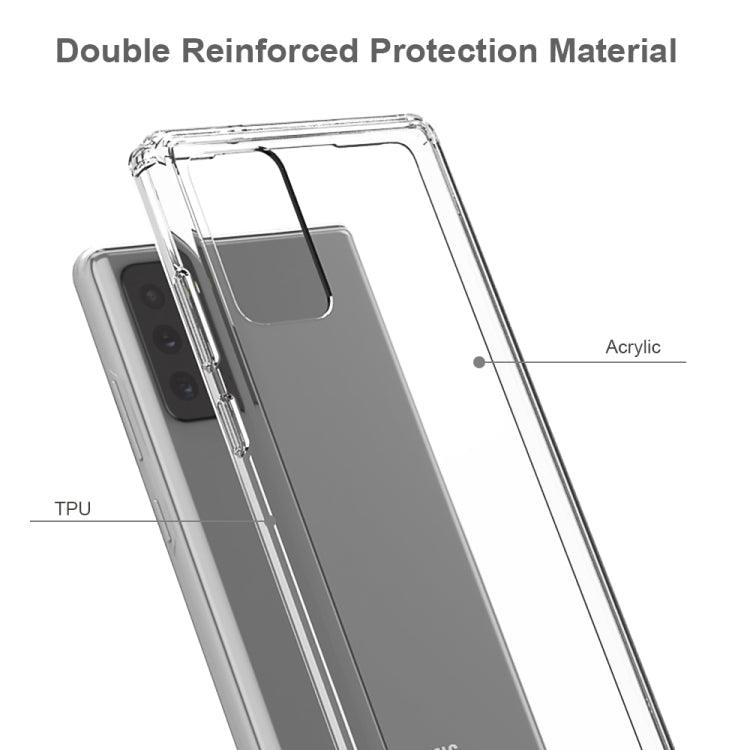 Shockproof Scratchproof TPU + Acrylic Protective Case, For Samsung Galaxy Note 20, For Samsung Galaxy Note 20 Plus, For Samsung Galaxy Note 20 Ultra
