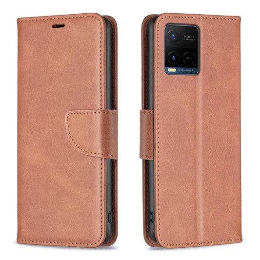Lambskin Texture Pure Color Flip Leather Phone Case, For vivo Y21 5G 2026 / Y05 4G, For vivo Y31 5G 2025, For vivo Y400 5G Global, For vivo Y78 5G, For vivo Y27 4G