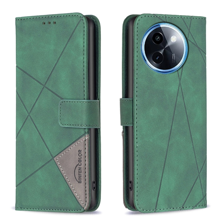 Magnetic Buckle Rhombus Texture Leather Phone Case, For vivo Y21 5G 2026 / Y05 4G, For vivo Y31 5G 2025, For vivo Y400 5G Global, For vivo Y39 5G, For vivo Y29S 5G Global / Y04 5G Global, For vivo Y29 4G, For vivo Y28 4G, For vivo Y200i 5G / Y38 5G