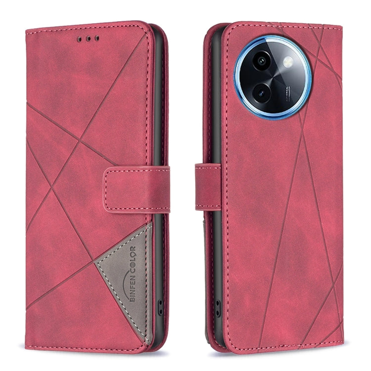 Magnetic Buckle Rhombus Texture Leather Phone Case, For vivo Y21 5G 2026 / Y05 4G, For vivo Y31 5G 2025, For vivo Y400 5G Global, For vivo Y39 5G, For vivo Y29S 5G Global / Y04 5G Global, For vivo Y29 4G, For vivo Y28 4G, For vivo Y200i 5G / Y38 5G