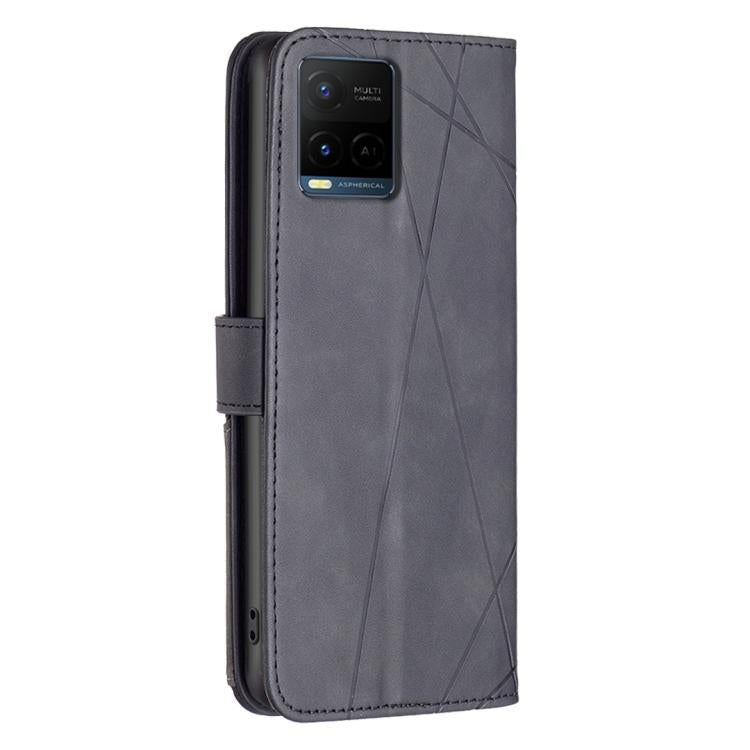 Magnetic Buckle Rhombus Texture Leather Phone Case, For vivo Y21 5G 2026 / Y05 4G, For vivo Y31 5G 2025, For vivo Y400 5G Global, For vivo Y39 5G, For vivo Y29S 5G Global / Y04 5G Global, For vivo Y29 4G, For vivo Y28 4G, For vivo Y200i 5G / Y38 5G