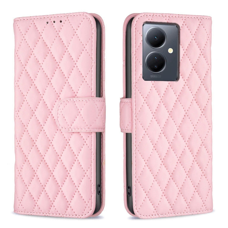 Diamond Lattice Wallet Flip Leather Phone Case, For vivo Y28 4G, For vivo Y200i 5G / Y38 5G, For vivo Y03 4G Global, For vivo Y200 5G, For vivo Y78 5G, For vivo Y27 4G