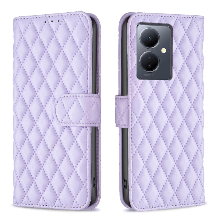 Diamond Lattice Wallet Flip Leather Phone Case, For vivo Y28 4G, For vivo Y200i 5G / Y38 5G, For vivo Y03 4G Global, For vivo Y200 5G, For vivo Y78 5G, For vivo Y27 4G