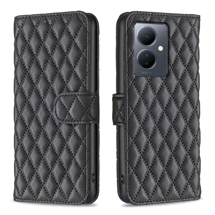 Diamond Lattice Wallet Flip Leather Phone Case, For vivo Y28 4G, For vivo Y200i 5G / Y38 5G, For vivo Y03 4G Global, For vivo Y200 5G, For vivo Y78 5G, For vivo Y27 4G