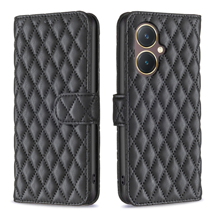 Diamond Lattice Wallet Flip Leather Phone Case, For vivo Y28 4G, For vivo Y200i 5G / Y38 5G, For vivo Y03 4G Global, For vivo Y200 5G, For vivo Y78 5G, For vivo Y27 4G
