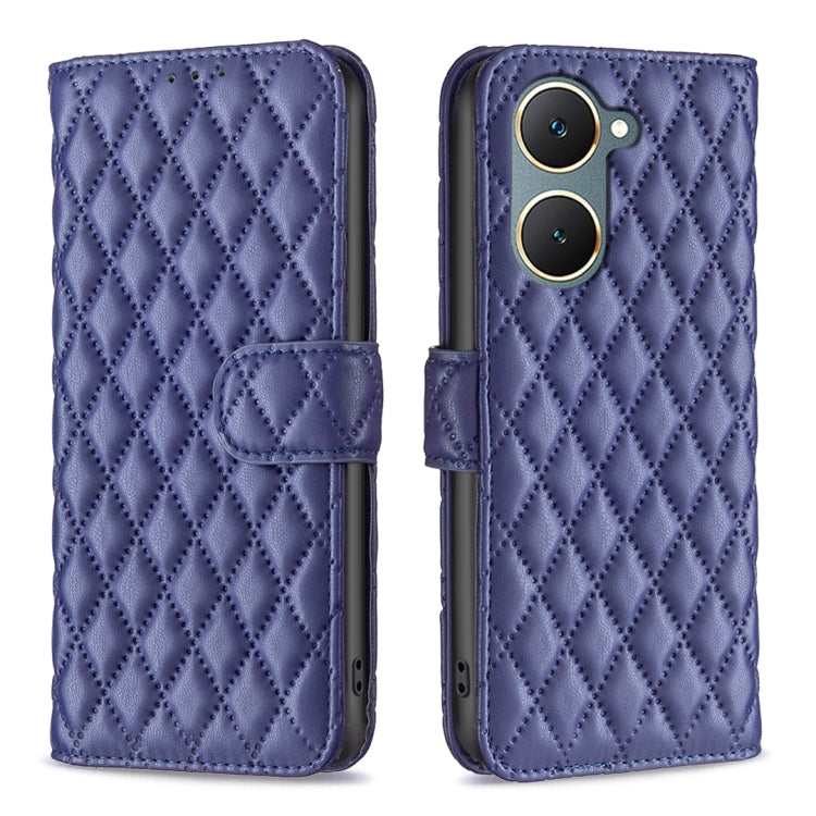 Diamond Lattice Wallet Flip Leather Phone Case, For vivo Y28 4G, For vivo Y200i 5G / Y38 5G, For vivo Y03 4G Global, For vivo Y200 5G, For vivo Y78 5G, For vivo Y27 4G