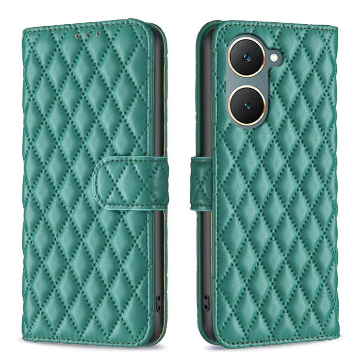 Diamond Lattice Wallet Flip Leather Phone Case, For vivo Y28 4G, For vivo Y200i 5G / Y38 5G, For vivo Y03 4G Global, For vivo Y200 5G, For vivo Y78 5G, For vivo Y27 4G