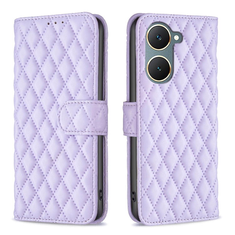 Diamond Lattice Wallet Flip Leather Phone Case, For vivo Y28 4G, For vivo Y200i 5G / Y38 5G, For vivo Y03 4G Global, For vivo Y200 5G, For vivo Y78 5G, For vivo Y27 4G