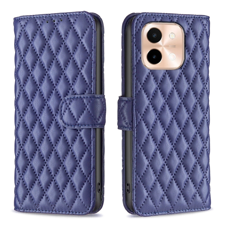 Diamond Lattice Wallet Flip Leather Phone Case, For vivo Y28 4G, For vivo Y200i 5G / Y38 5G, For vivo Y03 4G Global, For vivo Y200 5G, For vivo Y78 5G, For vivo Y27 4G