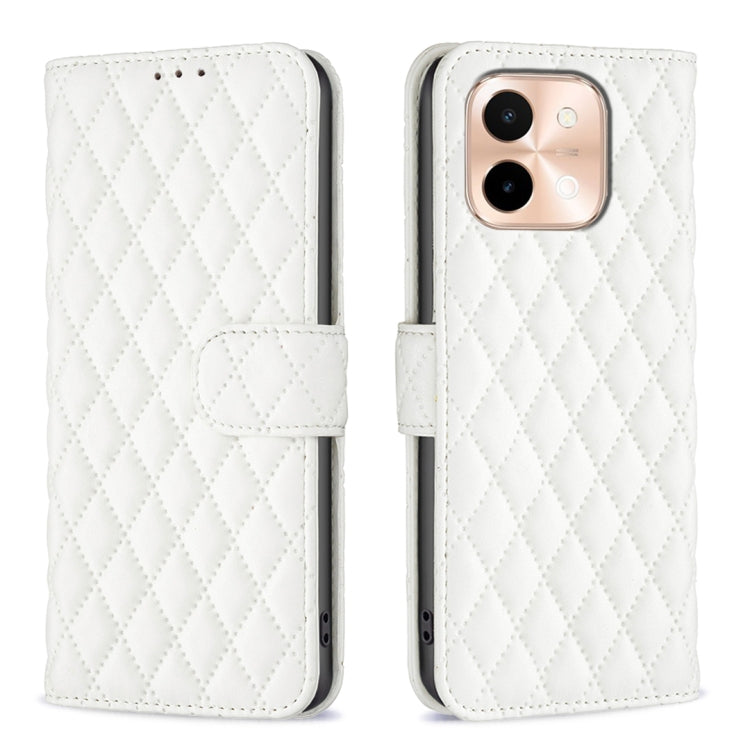 Diamond Lattice Wallet Flip Leather Phone Case, For vivo Y28 4G, For vivo Y200i 5G / Y38 5G, For vivo Y03 4G Global, For vivo Y200 5G, For vivo Y78 5G, For vivo Y27 4G