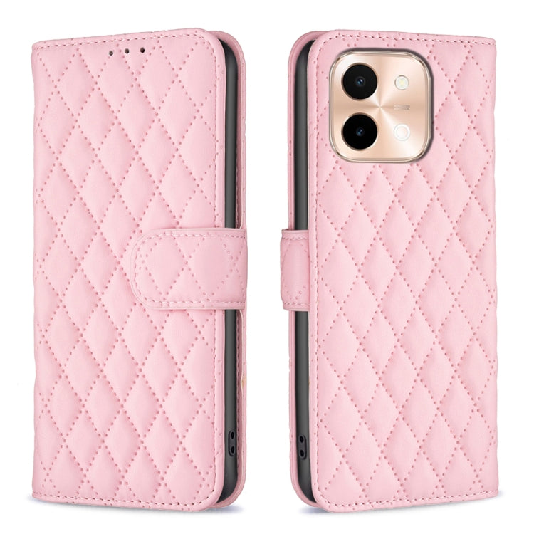 Diamond Lattice Wallet Flip Leather Phone Case, For vivo Y28 4G, For vivo Y200i 5G / Y38 5G, For vivo Y03 4G Global, For vivo Y200 5G, For vivo Y78 5G, For vivo Y27 4G