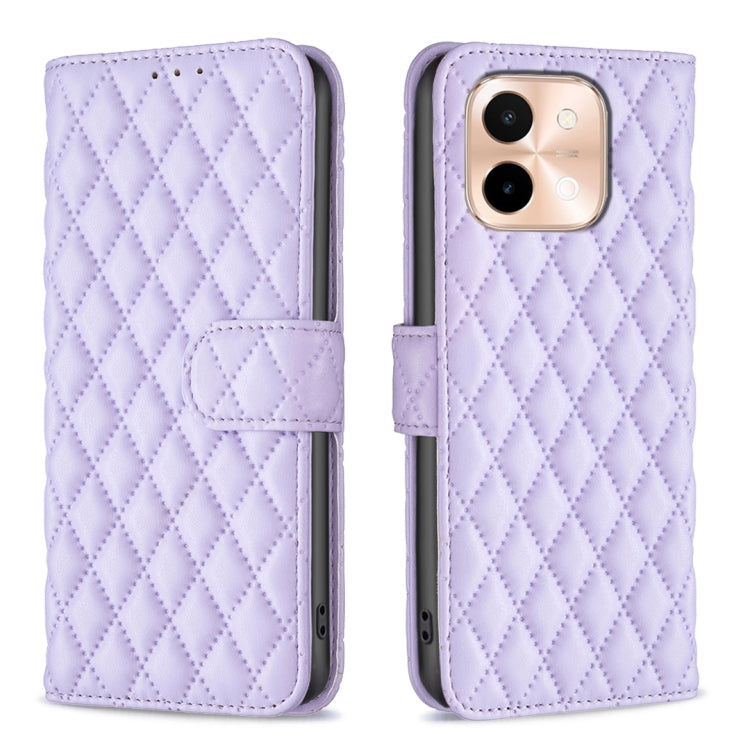 Diamond Lattice Wallet Flip Leather Phone Case, For vivo Y28 4G, For vivo Y200i 5G / Y38 5G, For vivo Y03 4G Global, For vivo Y200 5G, For vivo Y78 5G, For vivo Y27 4G