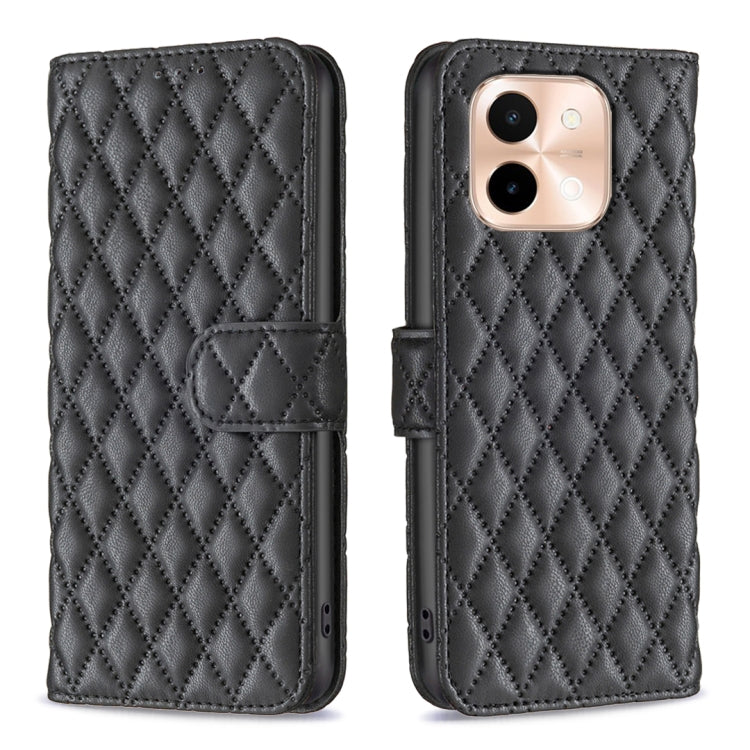 Diamond Lattice Wallet Flip Leather Phone Case, For vivo Y28 4G, For vivo Y200i 5G / Y38 5G, For vivo Y03 4G Global, For vivo Y200 5G, For vivo Y78 5G, For vivo Y27 4G