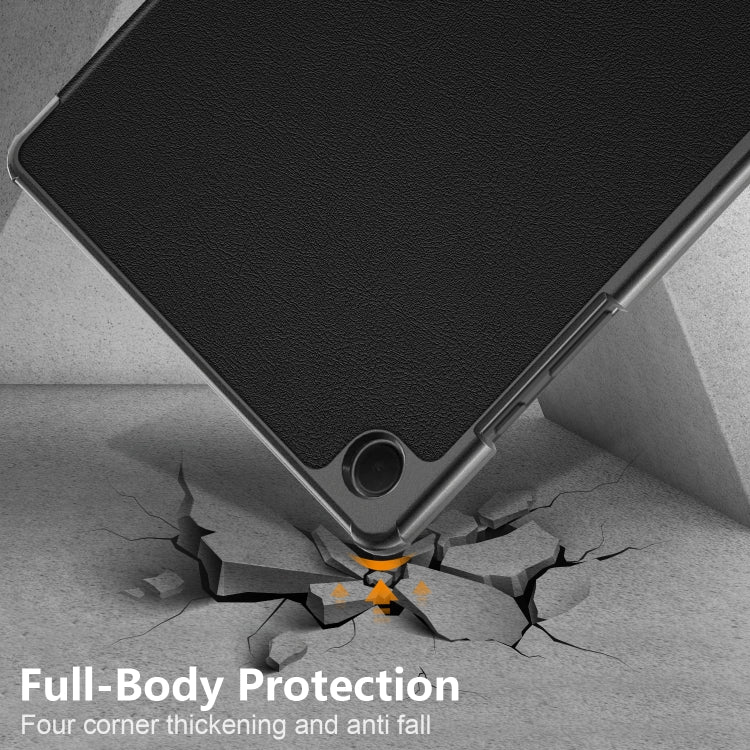 3-folding Leather Smart Tablet Case, For Samsung Galaxy Tab A9+/Tab A11+