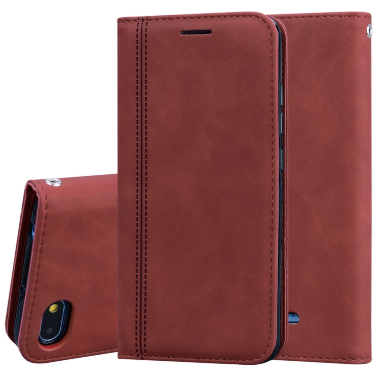 Frosted Business Magnetic Horizontal Flip PU Leather Case with Holder & Card Slot & Lanyard, For Xiaomi Redmi K20, For Xiaomi Redmi 6A, For Xiaomi Redmi 7, For Xiaomi Redmi 7A, For Xiaomi Redmi 8, For Xiaomi Redmi 8A, For Xiaomi Redmi Note 7           ...