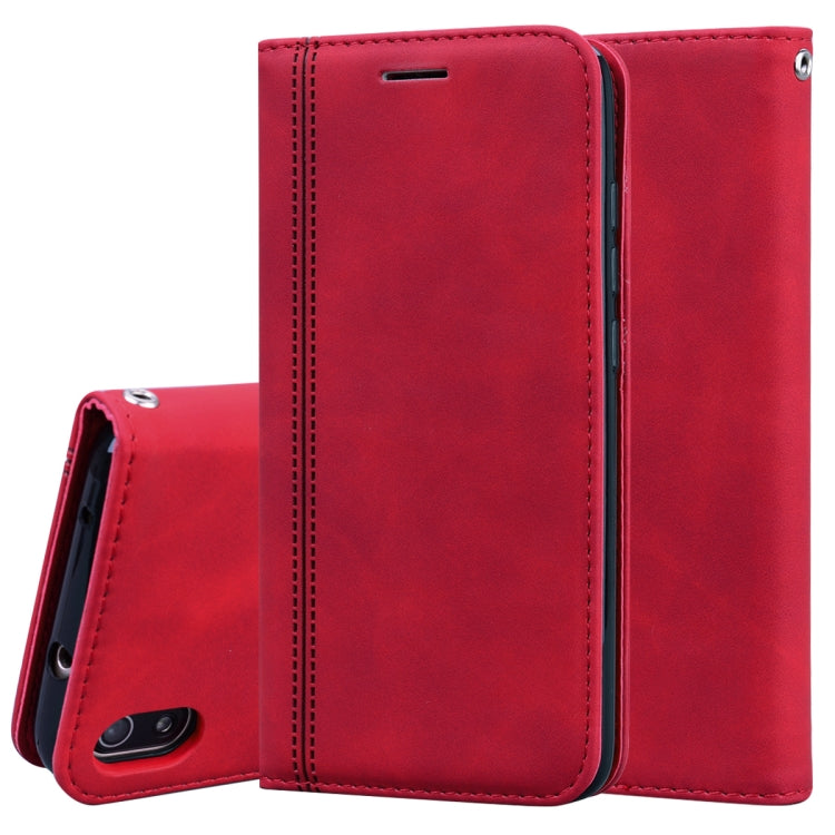 Frosted Business Magnetic Horizontal Flip PU Leather Case with Holder & Card Slot & Lanyard, For Xiaomi Redmi K20, For Xiaomi Redmi 6A, For Xiaomi Redmi 7, For Xiaomi Redmi 7A, For Xiaomi Redmi 8, For Xiaomi Redmi 8A, For Xiaomi Redmi Note 7           ...