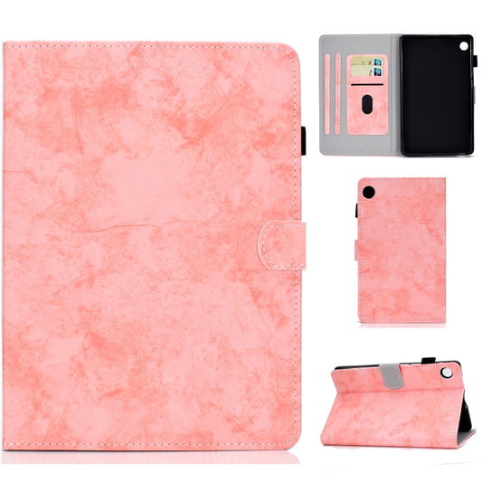 For Huawei MatePad T8 Marble Style Cloth Texture Tablet PC Protective Leather Case with Bracket & Card Slot & Pen Slot & Anti Skid Strip, For Huawei MatePad T8