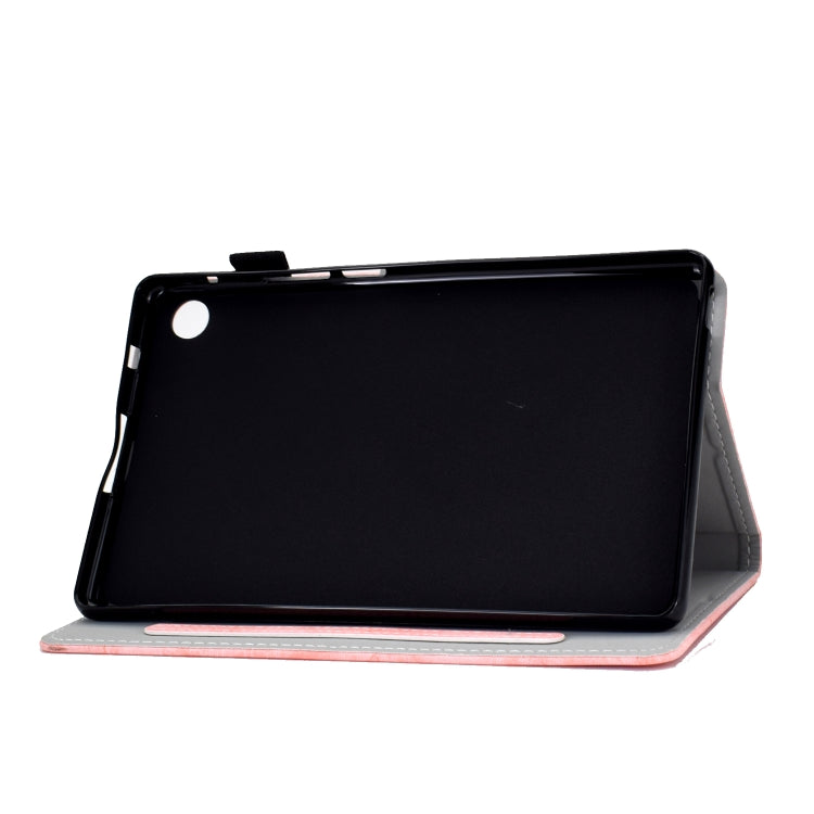 For Huawei MatePad T8 Marble Style Cloth Texture Tablet PC Protective Leather Case with Bracket & Card Slot & Pen Slot & Anti Skid Strip, For Huawei MatePad T8