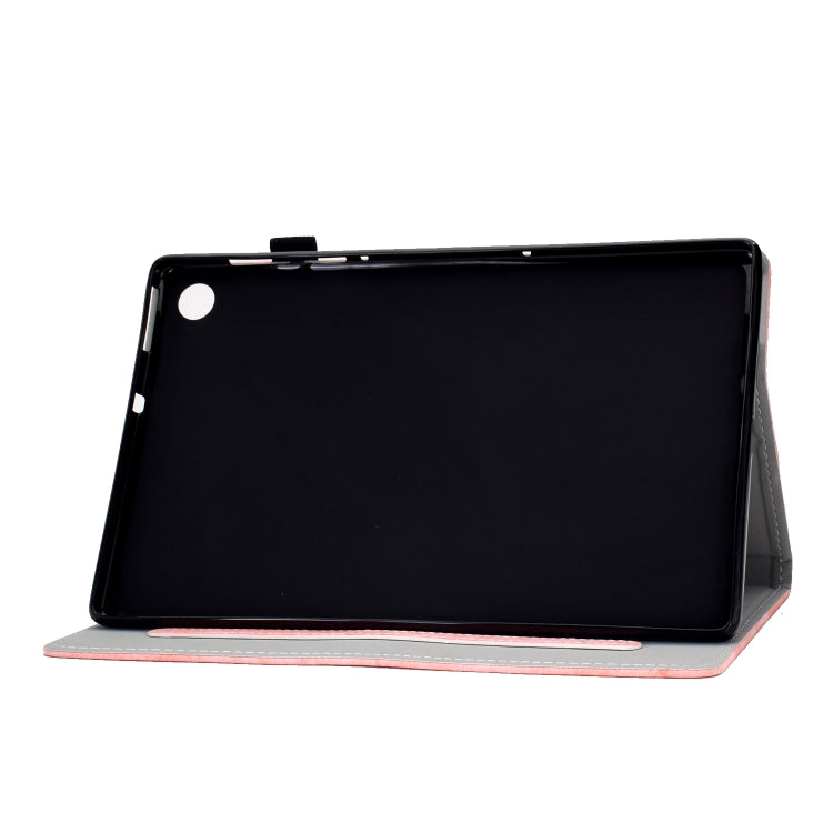 For Lenovo Tab M10 Plus TB-X606F Marble Style Cloth Texture Tablet PC Protective Leather Case with Bracket & Card Slot & Pen Slot & Anti Skid Strip & Wake-up / Sleep Function, For Lenovo Tab M10 Plus TB-X606F