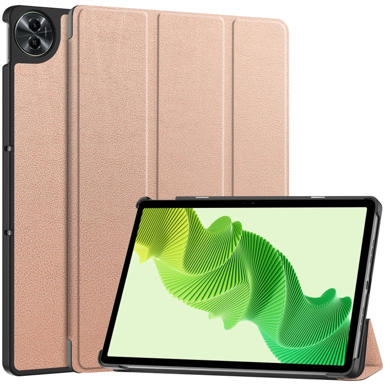 3-folding Leather Smart Tablet Case, For Realme Pad 2