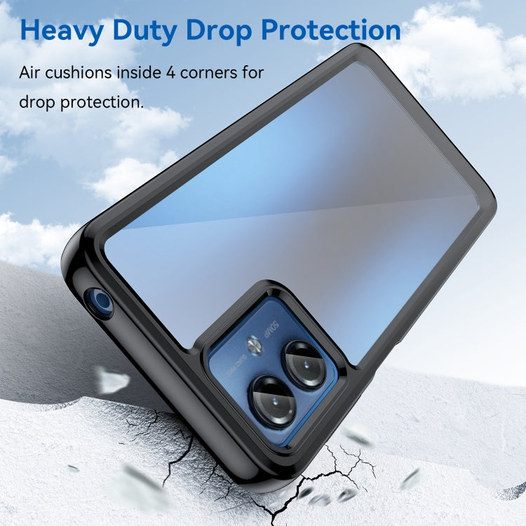Colorful Series Acrylic + TPU Phone Case, For Motorola Moto G14