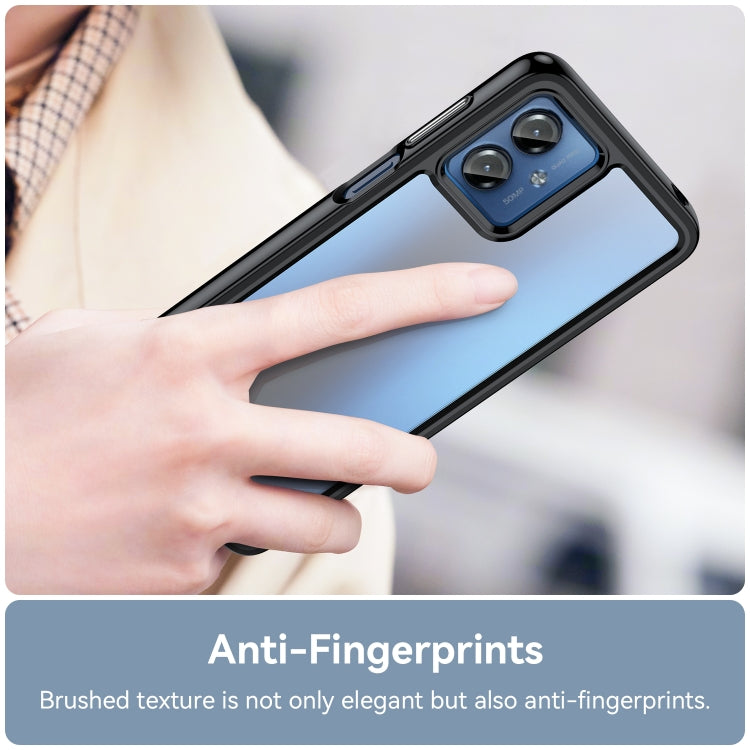 Colorful Series Acrylic + TPU Phone Case, For Motorola Moto G14