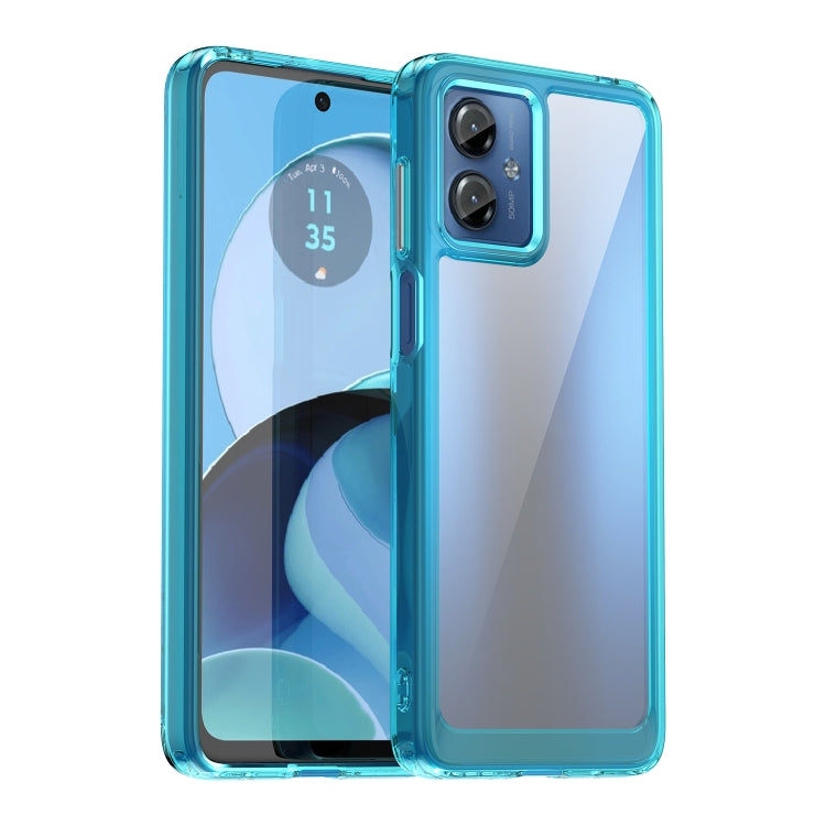 Colorful Series Acrylic + TPU Phone Case, For Motorola Moto G14