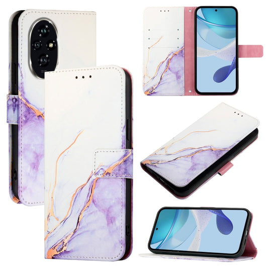 PT003 Marble Pattern Flip Leather Phone Case, For Honor 200 Pro, For Honor Play 50, For Honor 200 Lite Global, For Honor 90 Smart / X7b / Play 50 Plus, For Honor Magic6 Pro, For Honor Magic6, For Honor X8b, For Honor X9b / Magic6 Lite 5G, For Honor X6a