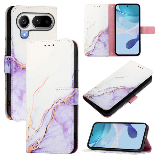 PT003 Marble Pattern Flip Leather Phone Case, For Honor Magic8 Pro Air, For Honor X8d 4G, For Honor Magic8 Pro, For Honor Magic8, For Honor Play 70 Plus, For Honor X5c Plus, For Honor X6c 4G, For Honor 400 Pro Global 160.8mm, For Honor 400 Lite Global