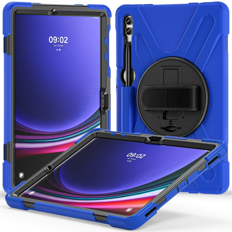 Rotatable Kickstand Grip Heavy Duty Hard Rugged Tablet Case, For Galaxy Tab S10 FE / S9 FE / S9 / S8 / S7, For Samsung Galaxy Tab S9+ / S8+