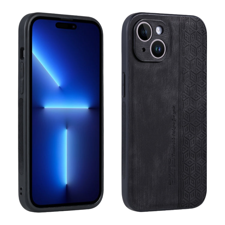 AZNS 3D Embossed Skin Feel Phone Case, For iPhone 15 Pro Max, For iPhone 15 Pro, For iPhone 15 Plus, For iPhone 15