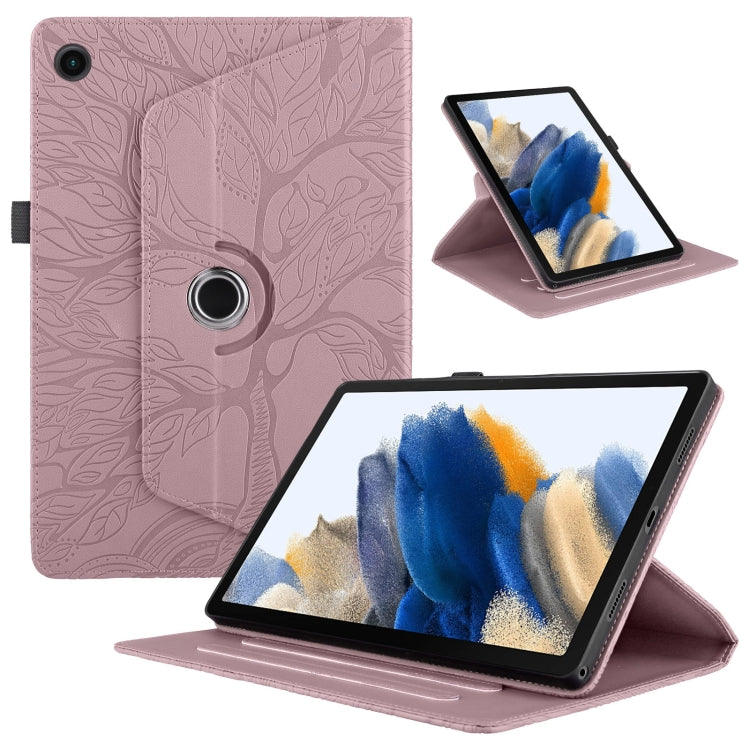 Tree Life Embossed Rotation Leather Smart Tablet Case, For Samsung Galaxy Tab S10 FE+, For Samsung Galaxy Tab S9 FE / S9 X510, For Samsung Galaxy Tab A8 10.5, For Samsung Galaxy Tab S6 Lite P610