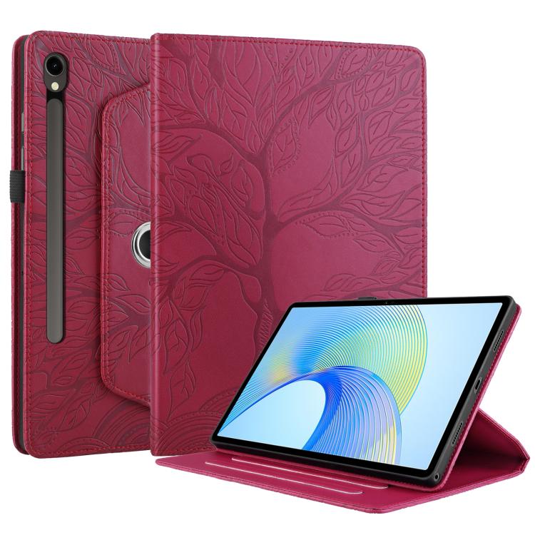 Tree Life Embossed Rotation Leather Smart Tablet Case, For Samsung Galaxy Tab S10 FE+, For Samsung Galaxy Tab S9 FE / S9 X510, For Samsung Galaxy Tab A8 10.5, For Samsung Galaxy Tab S6 Lite P610