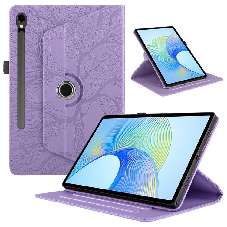 Tree Life Embossed Rotation Leather Smart Tablet Case, For Samsung Galaxy Tab S10 FE+, For Samsung Galaxy Tab S9 FE / S9 X510, For Samsung Galaxy Tab A8 10.5, For Samsung Galaxy Tab S6 Lite P610