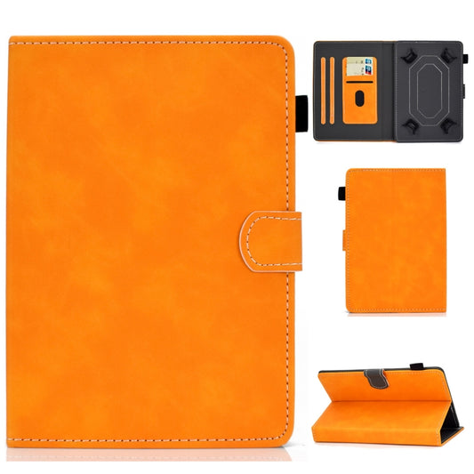 Tablet PC Universal Cowhide Texture Horizontal Flip Leather Case with Holder & Card Slots & Pen Slot, For 7 inch, For 8 inch, For 10 inch